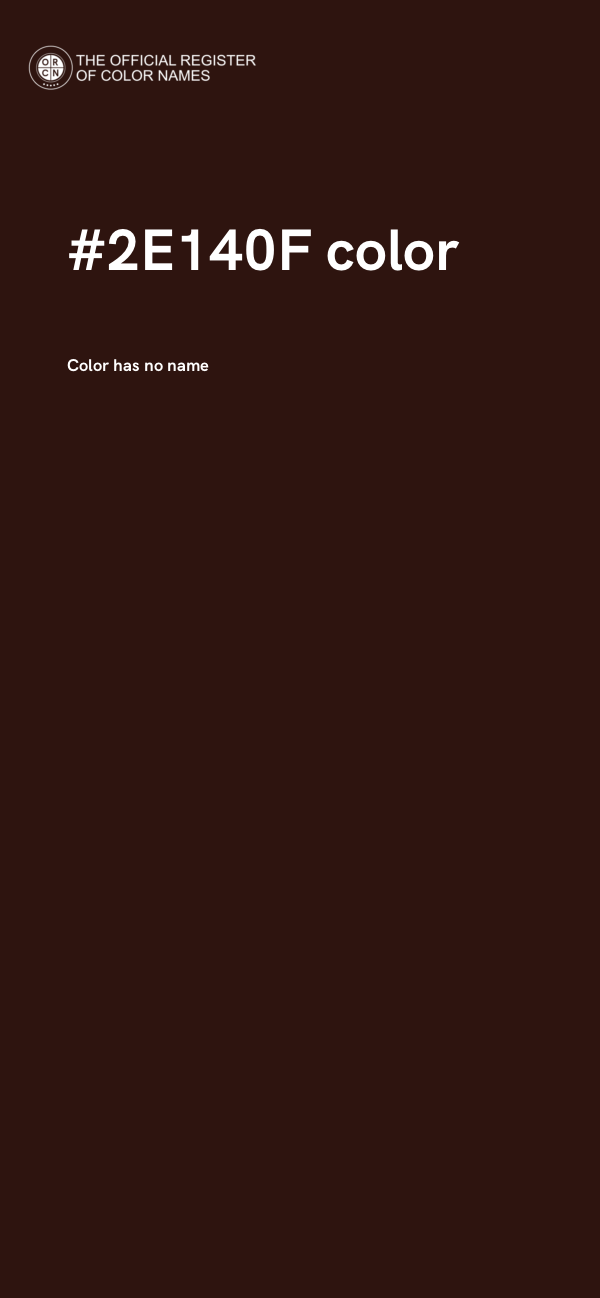 #2E140F color image