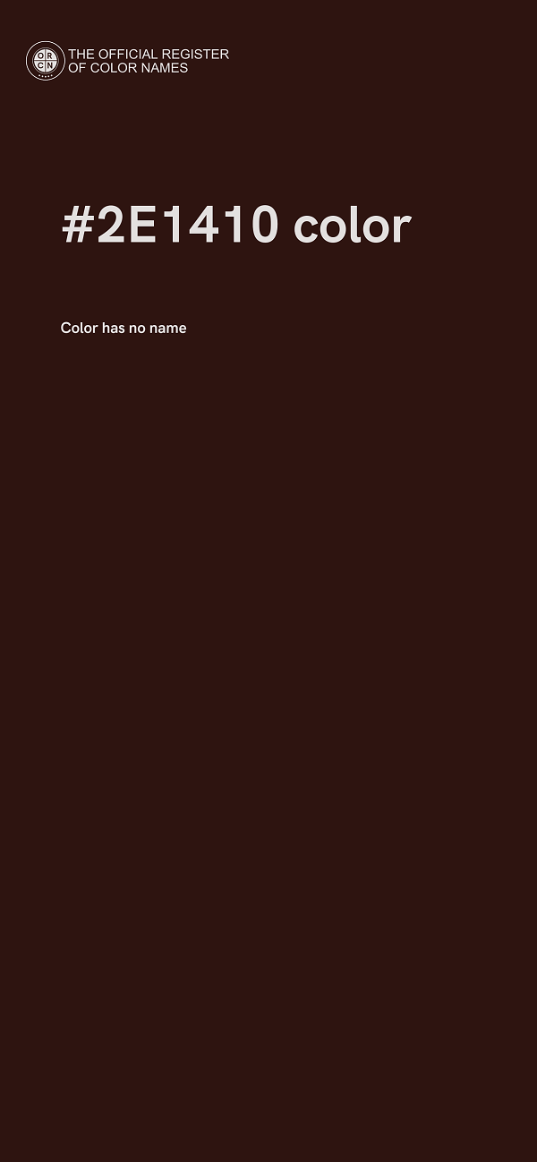 #2E1410 color image