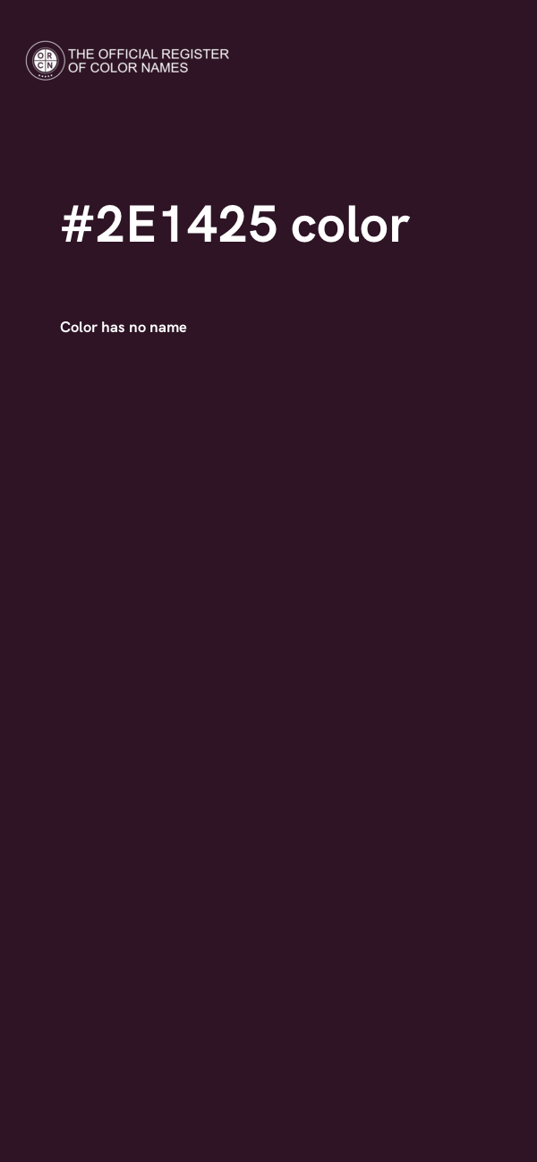 #2E1425 color image