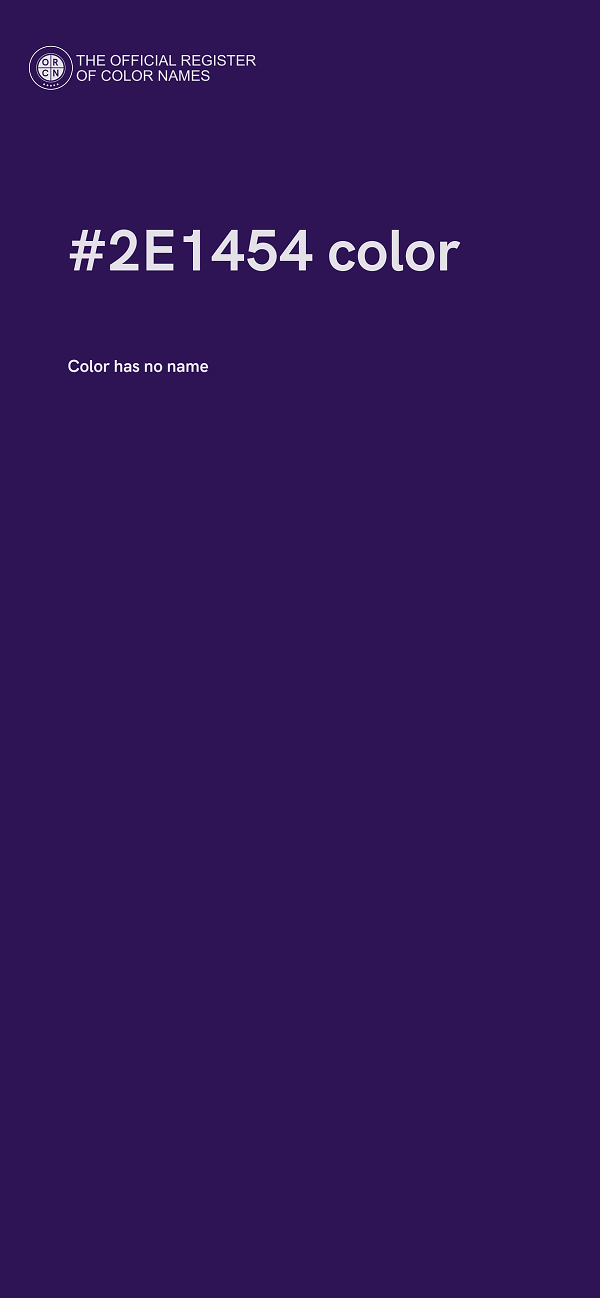 #2E1454 color image
