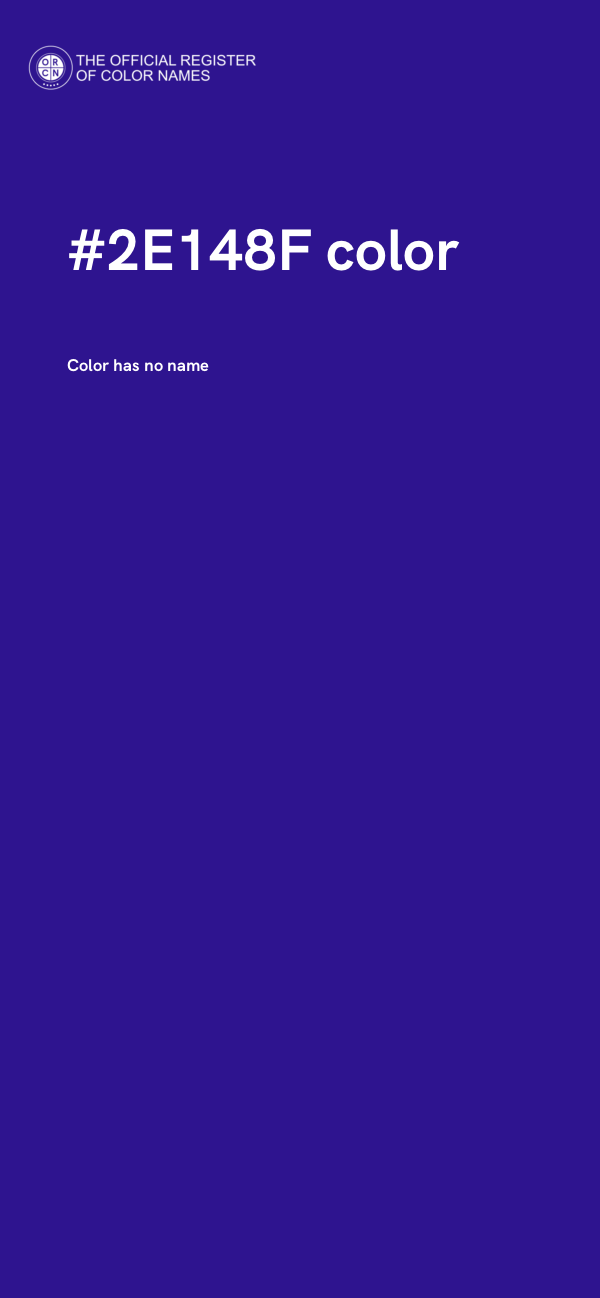 #2E148F color image