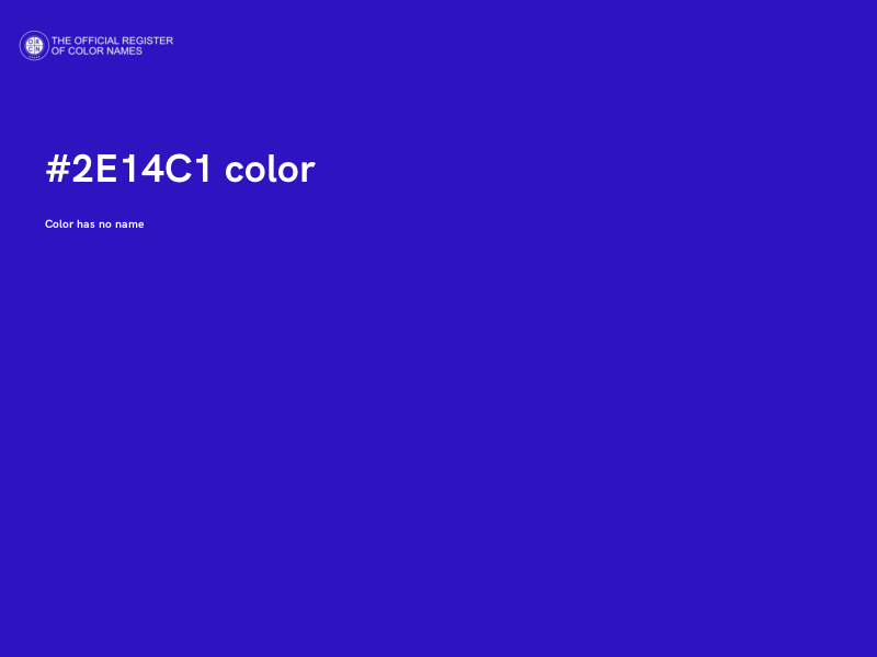 #2E14C1 color image