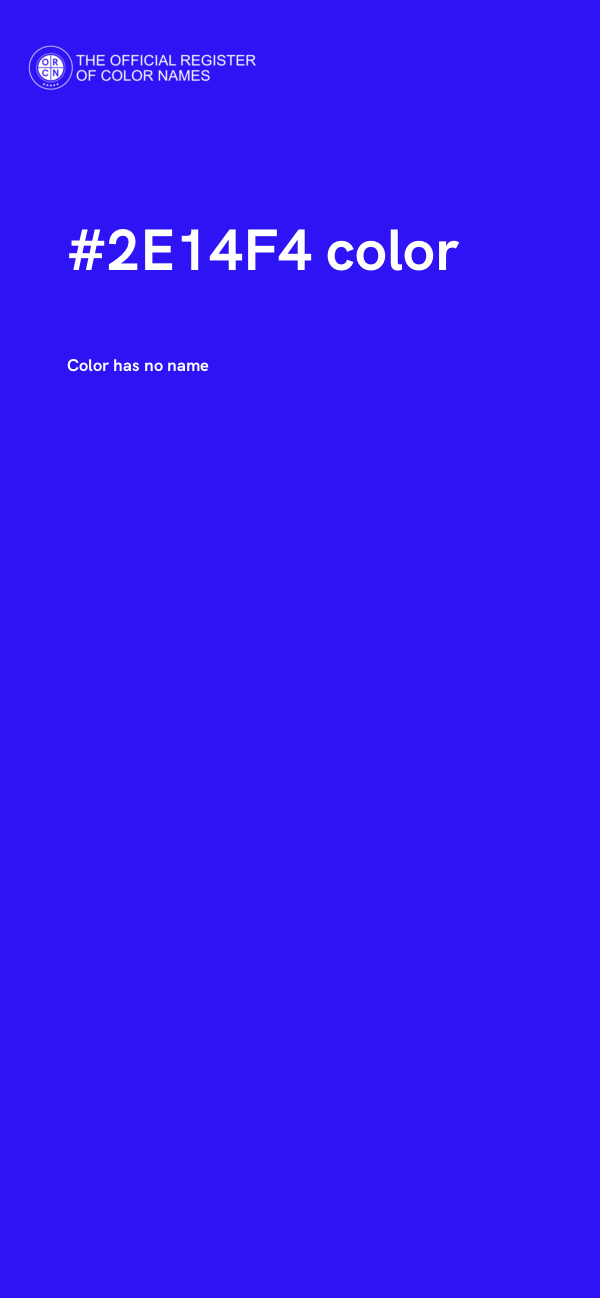 #2E14F4 color image