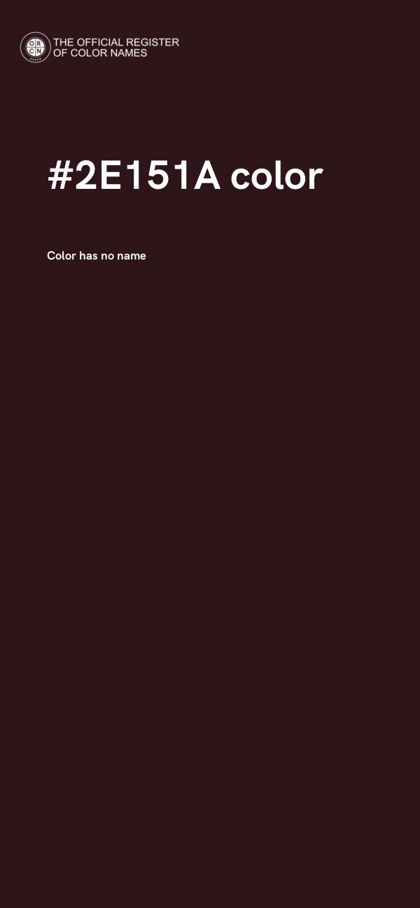 #2E151A color image