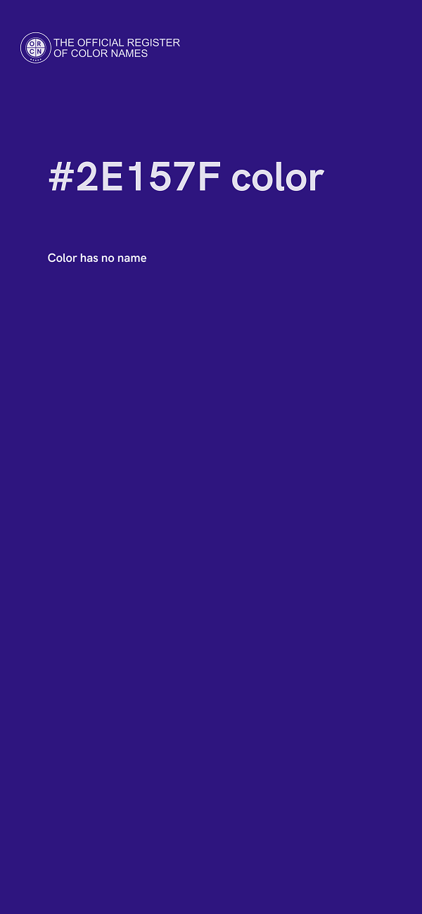 #2E157F color image
