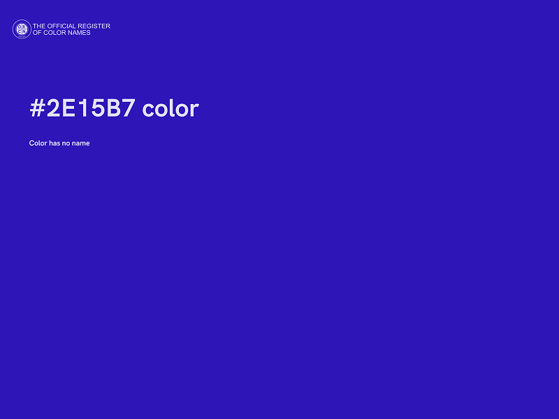 #2E15B7 color image