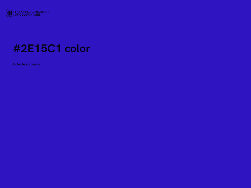 #2E15C1 color image