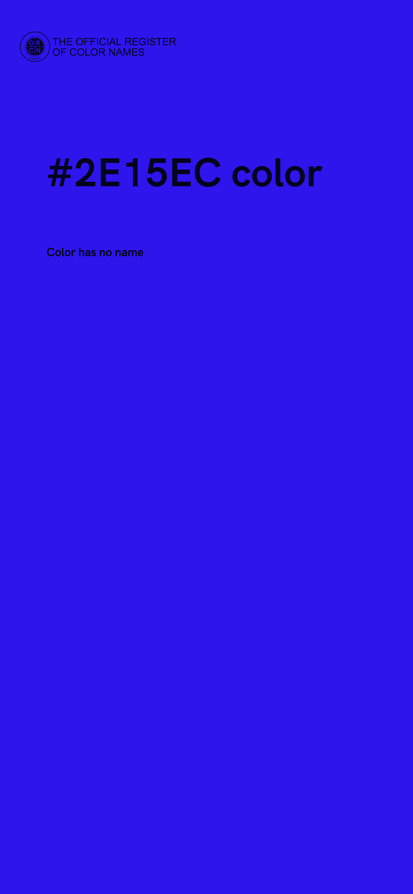 #2E15EC color image