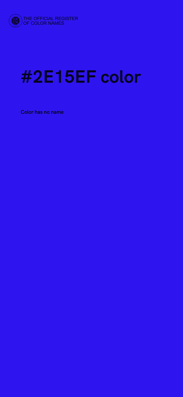 #2E15EF color image