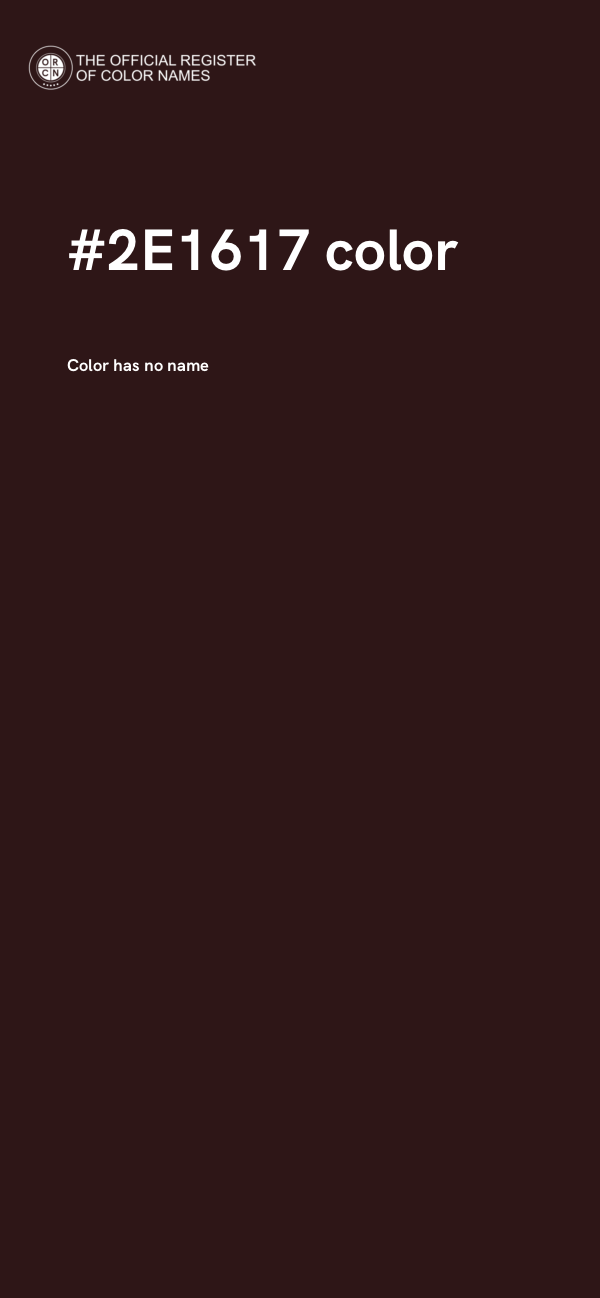 #2E1617 color image