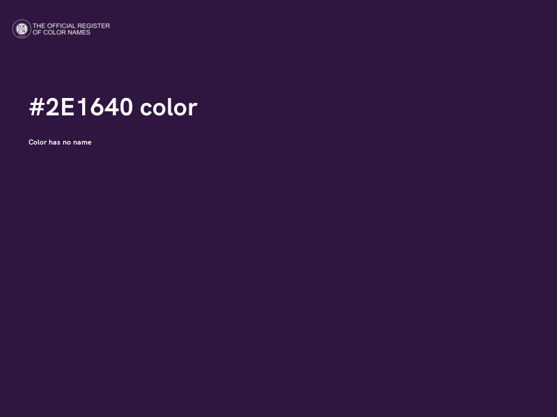 #2E1640 color image