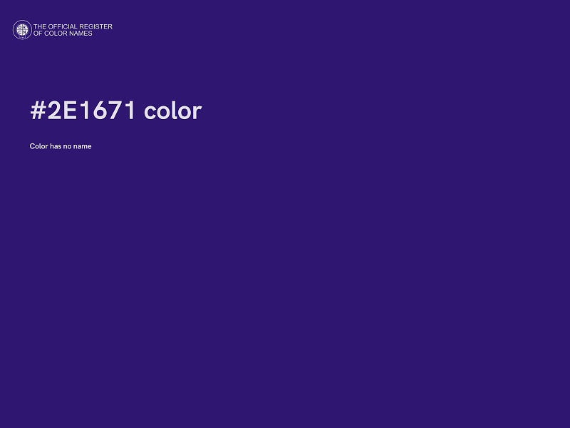 #2E1671 color image