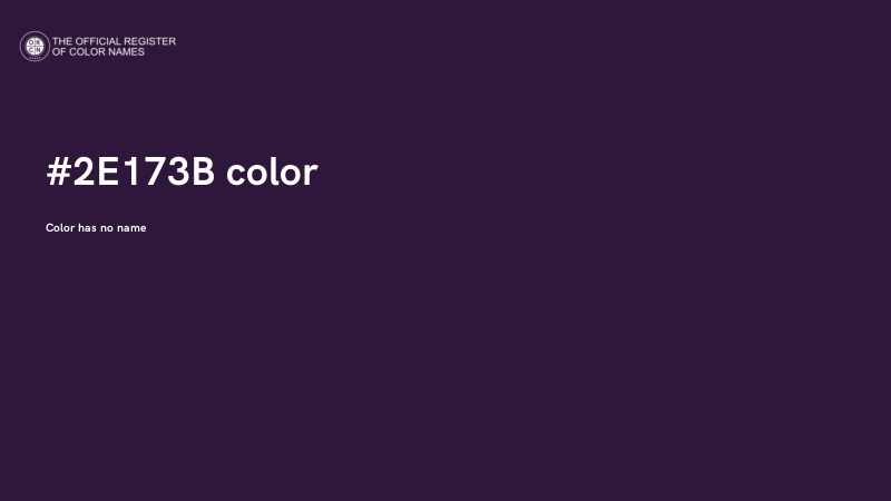 #2E173B color image