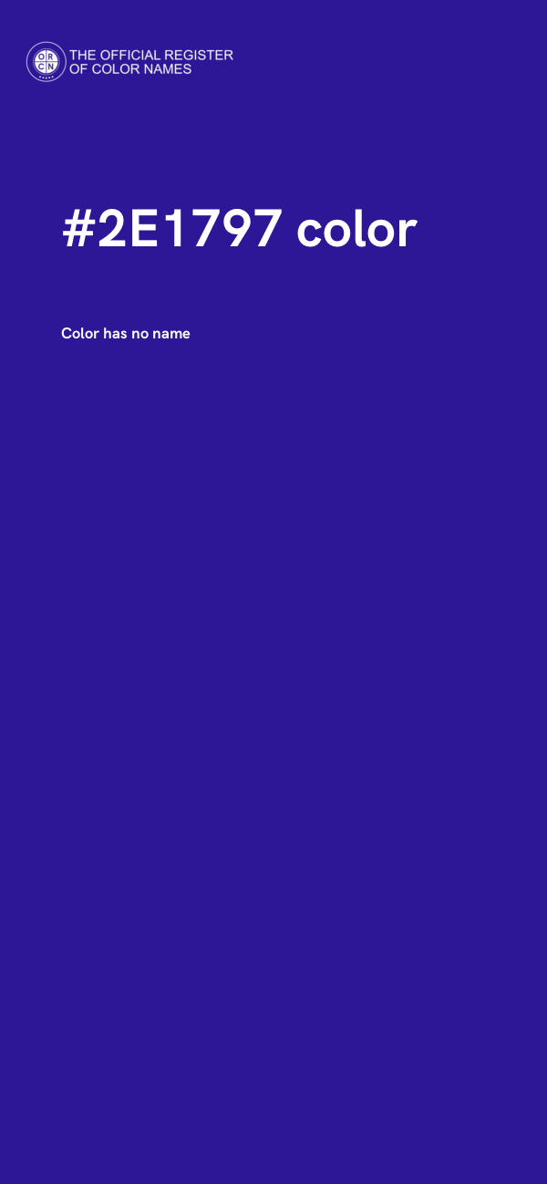 #2E1797 color image