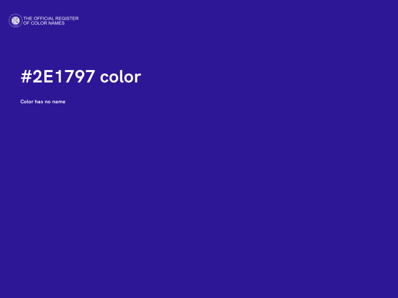 #2E1797 color image