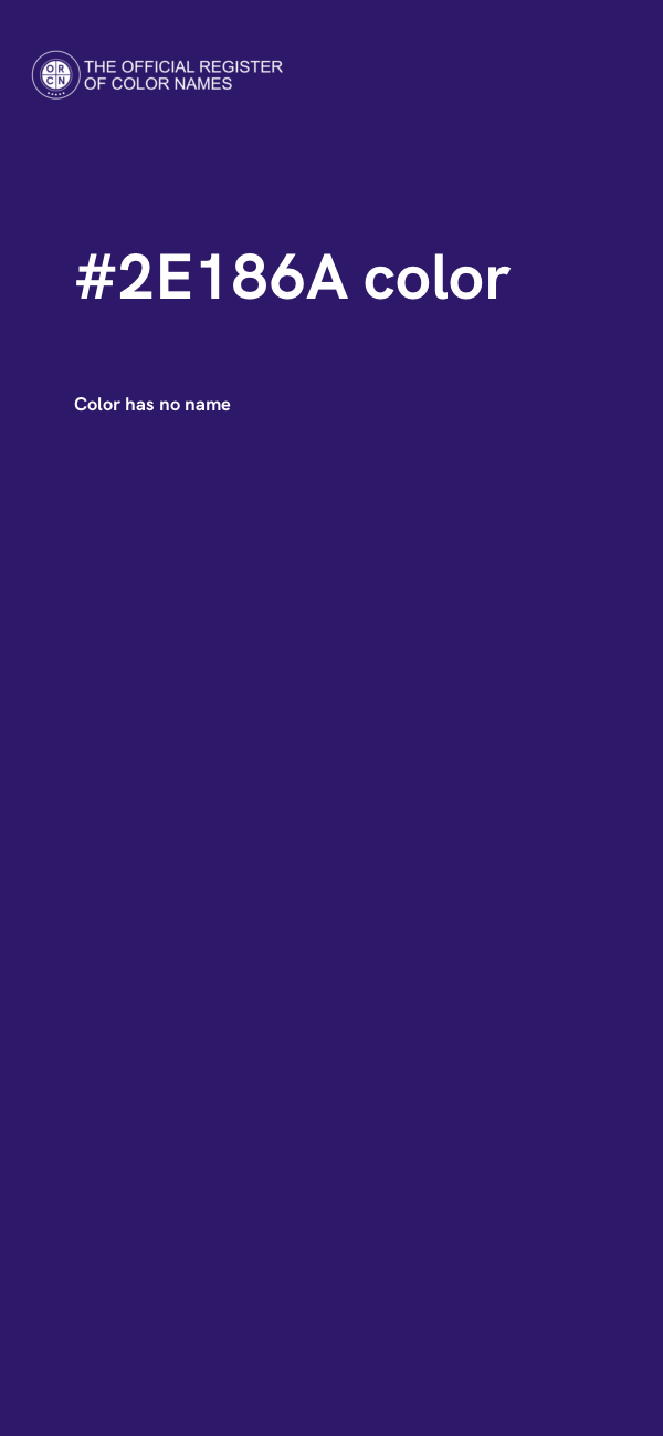 #2E186A color image