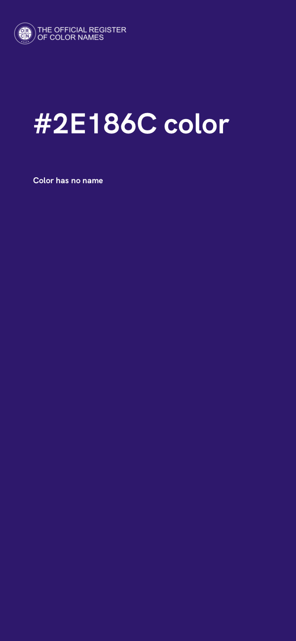 #2E186C color image