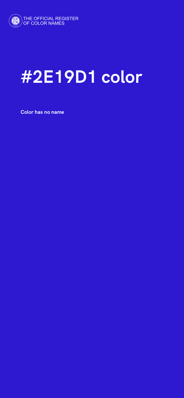 #2E19D1 color image