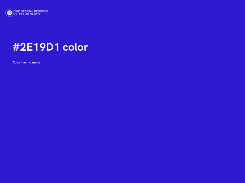 #2E19D1 color image