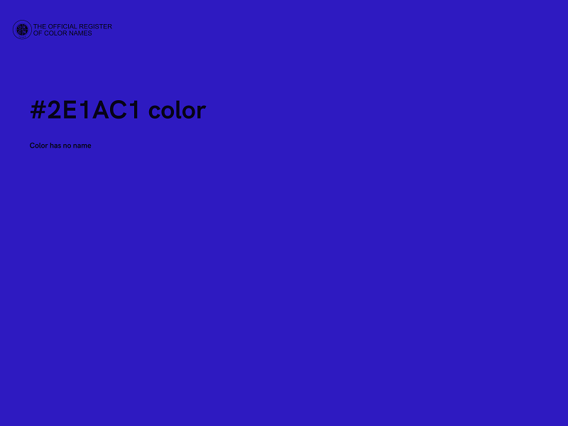 #2E1AC1 color image