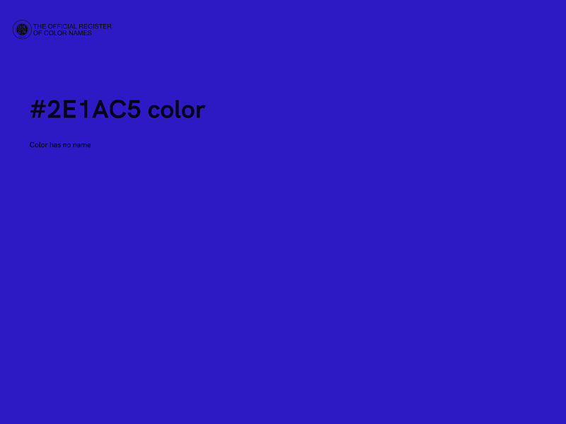 #2E1AC5 color image