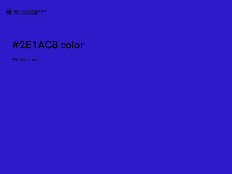 #2E1AC8 color image