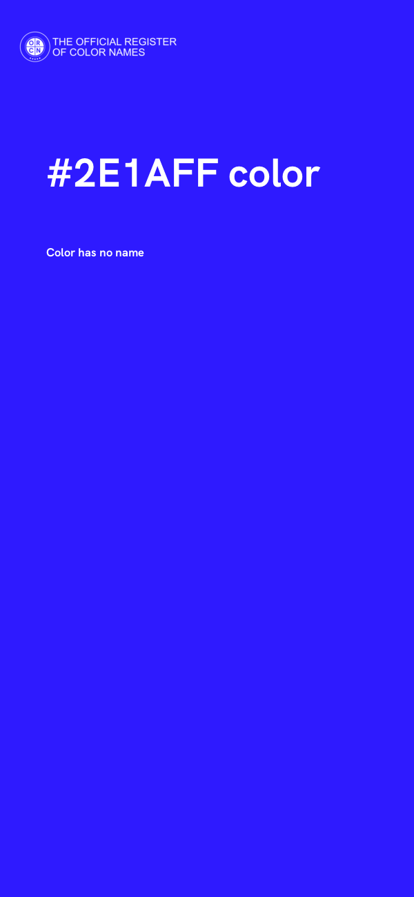 #2E1AFF color image