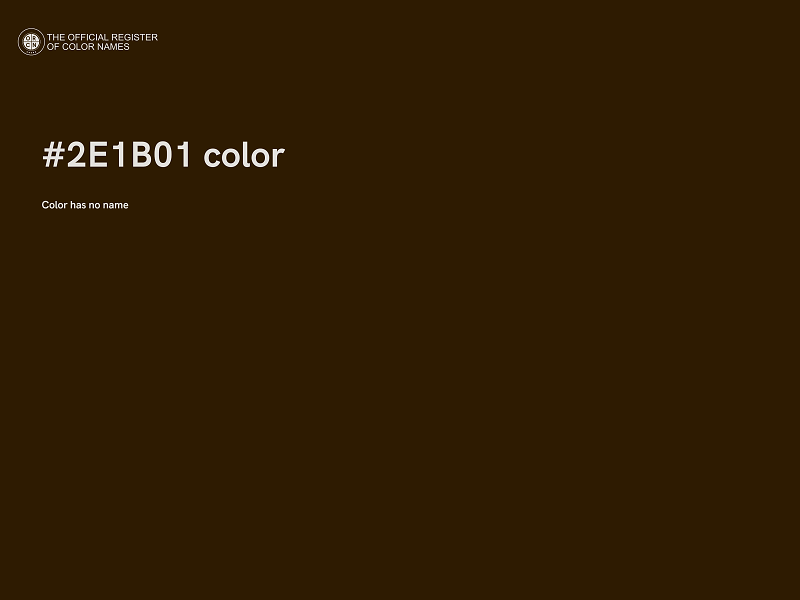 #2E1B01 color image