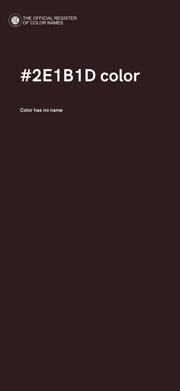 #2E1B1D color image