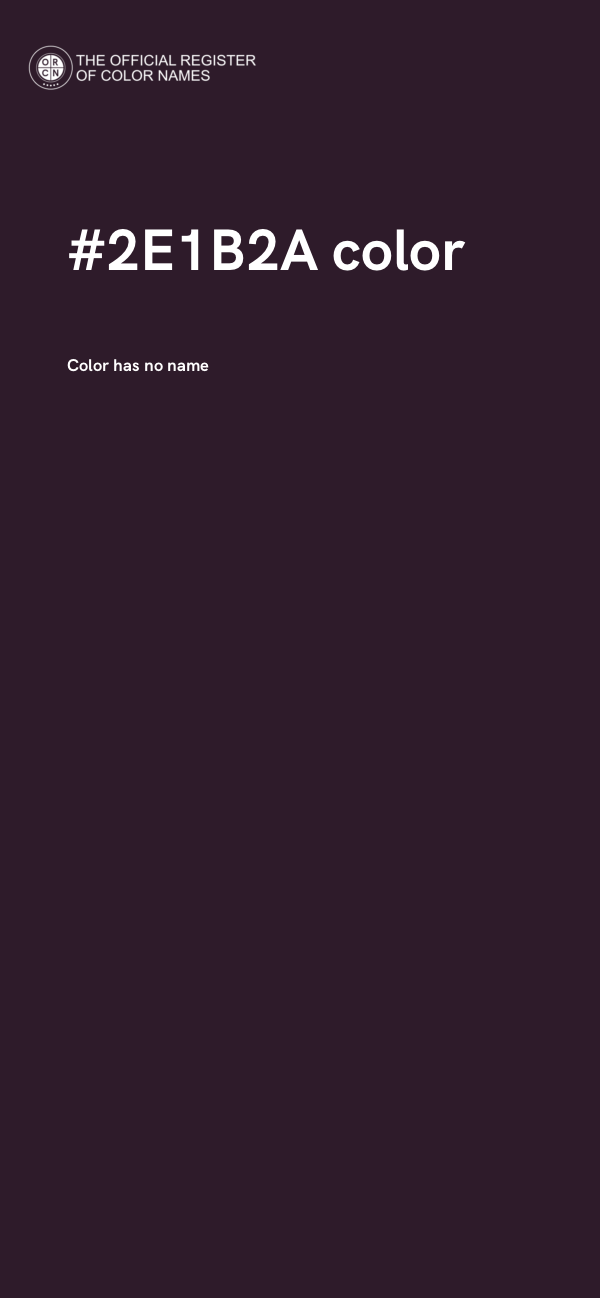 #2E1B2A color image