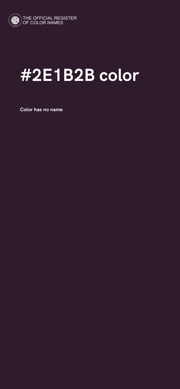 #2E1B2B color image