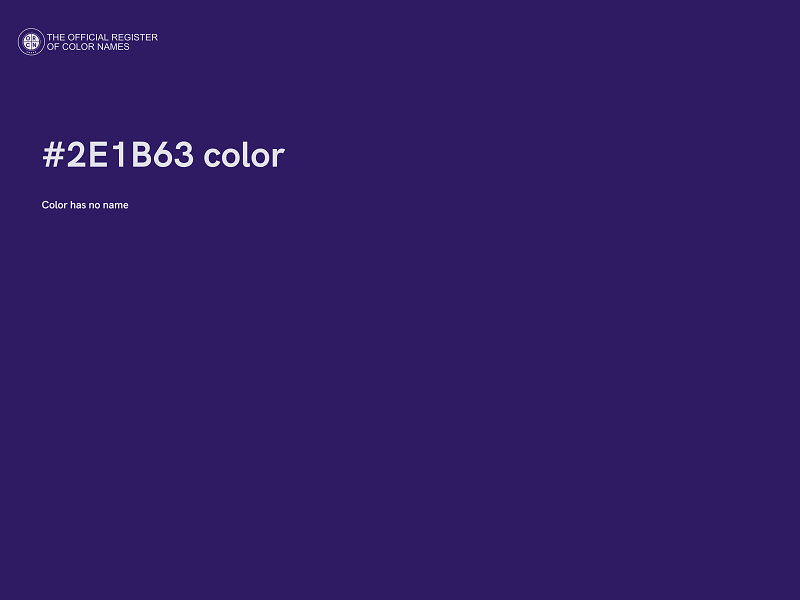 #2E1B63 color image