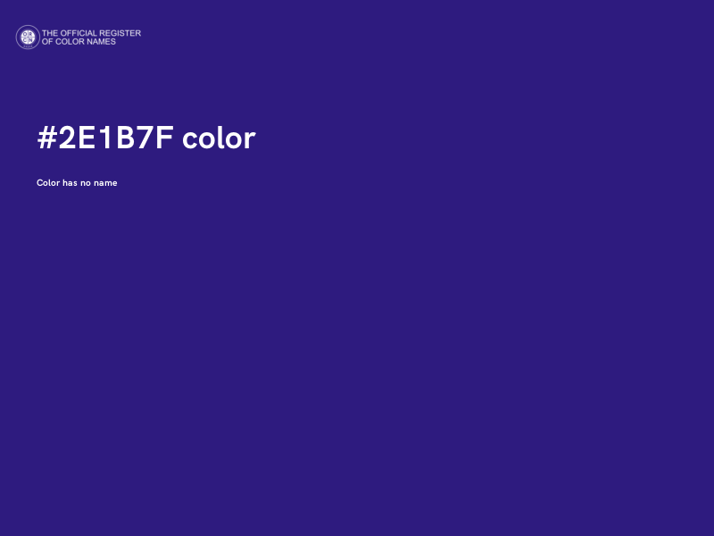 #2E1B7F color image