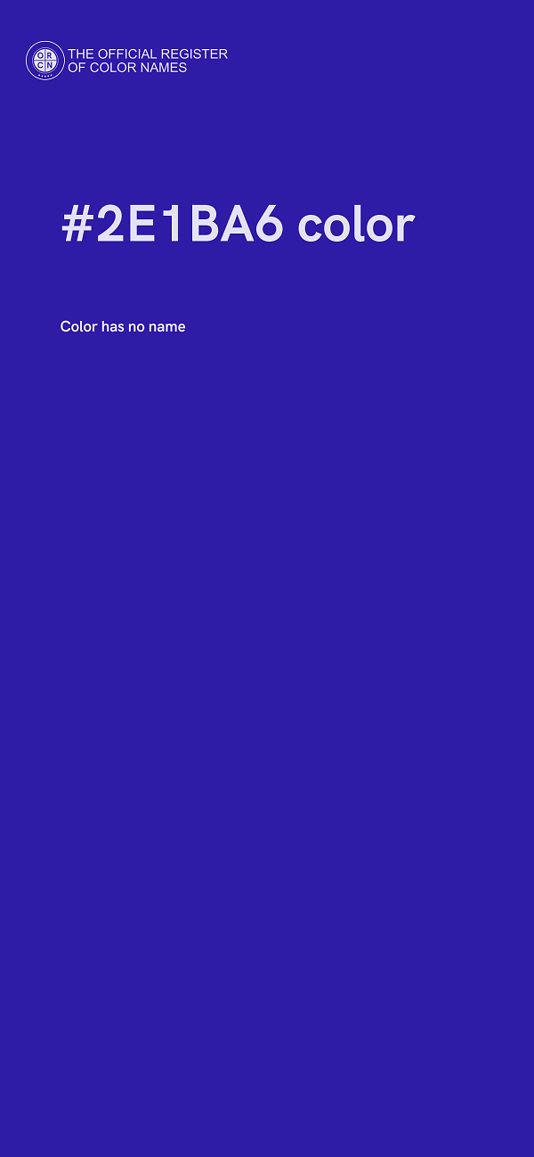 #2E1BA6 color image