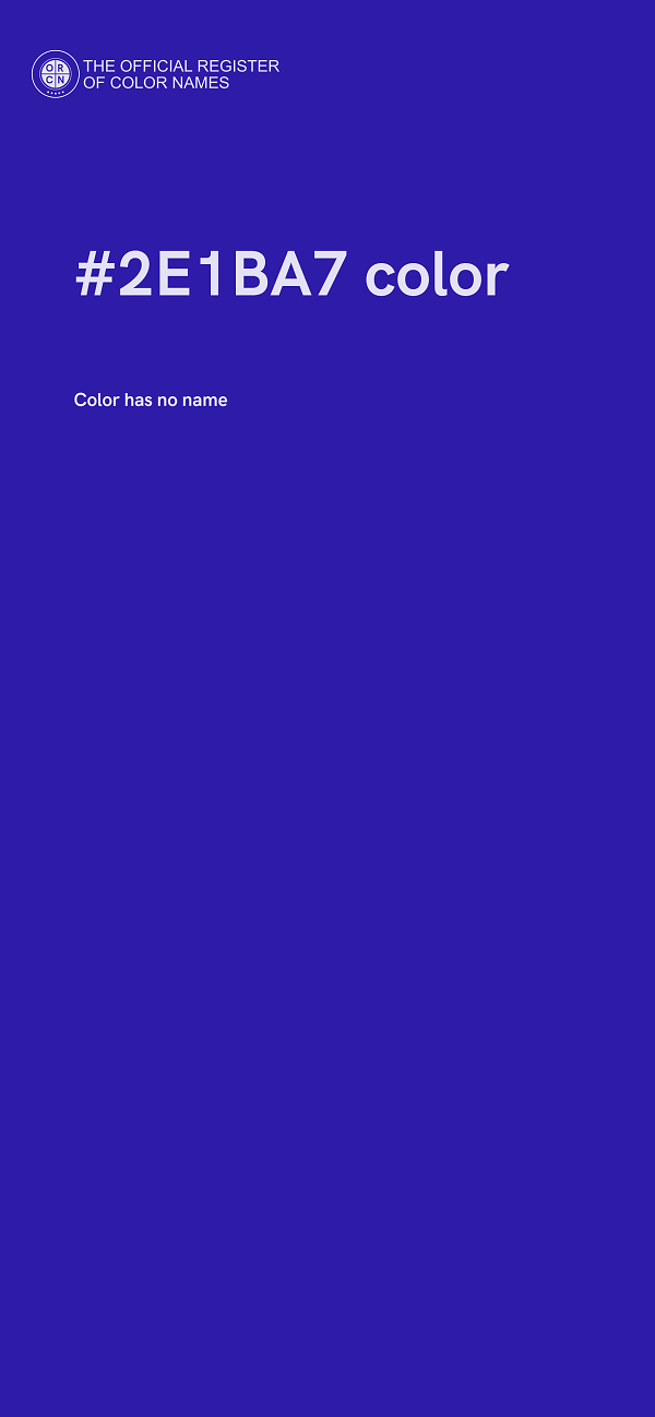 #2E1BA7 color image