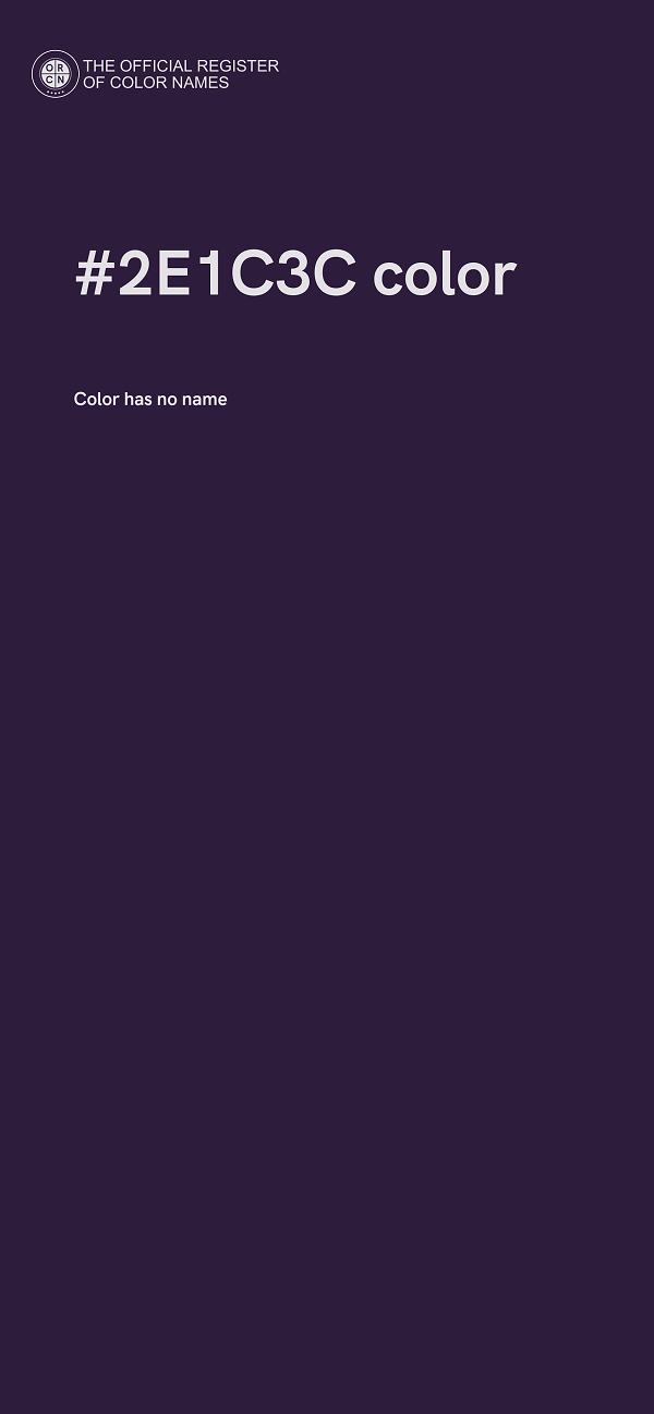 #2E1C3C color image
