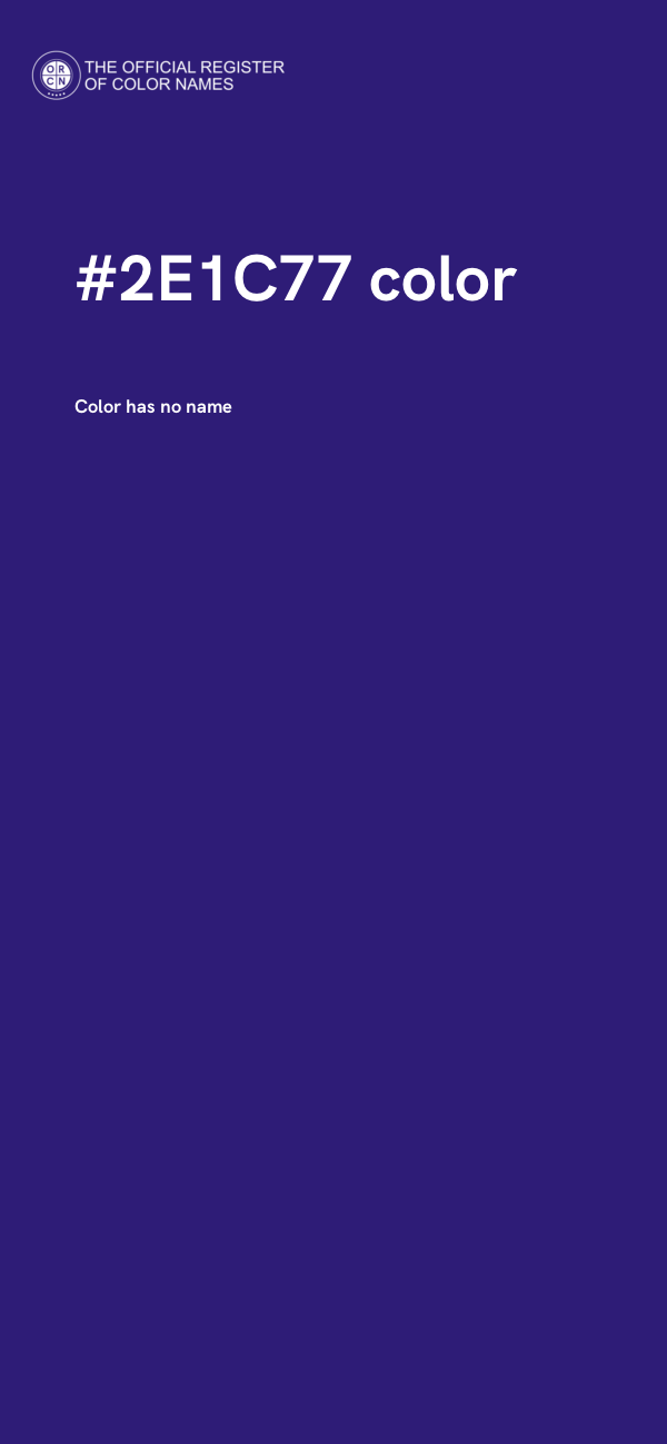 #2E1C77 color image