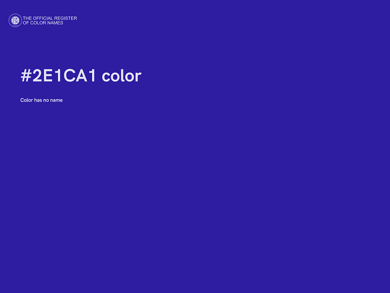 #2E1CA1 color image