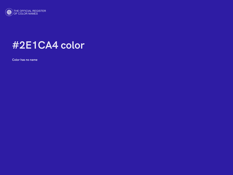 #2E1CA4 color image