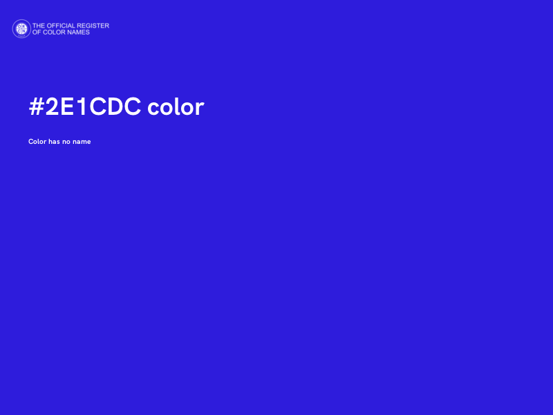 #2E1CDC color image