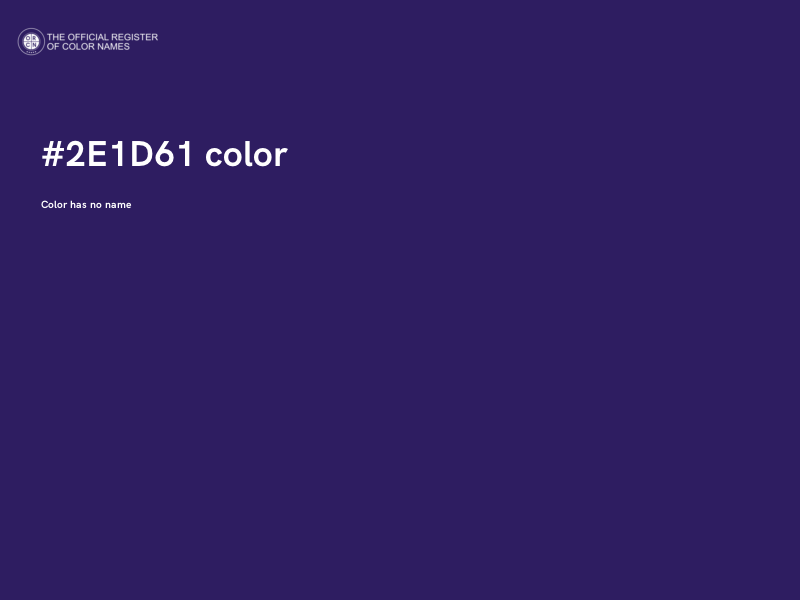 #2E1D61 color image