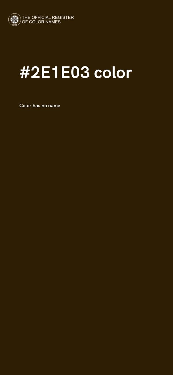 #2E1E03 color image