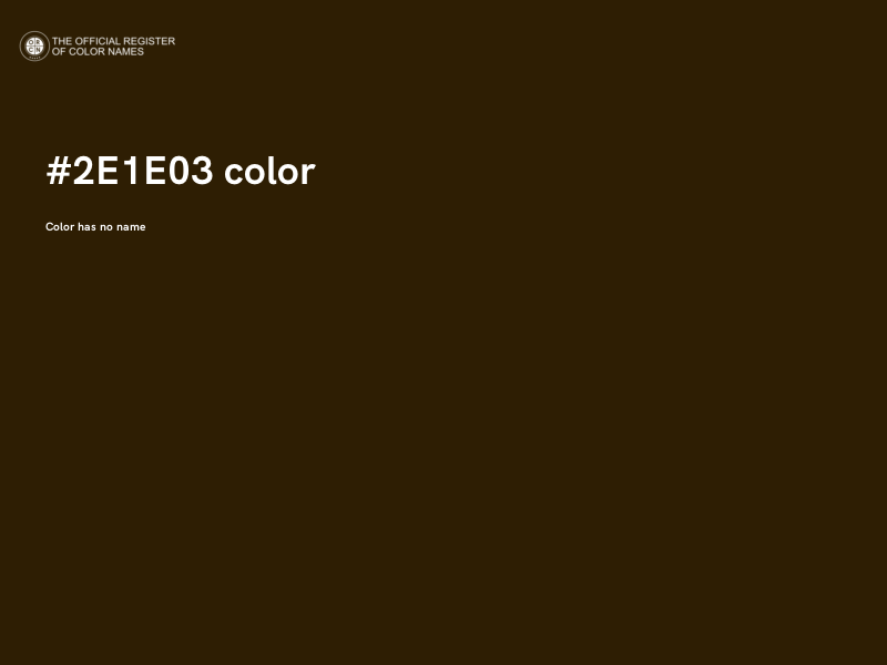 #2E1E03 color image