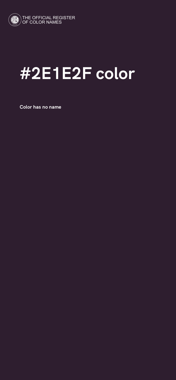 #2E1E2F color image