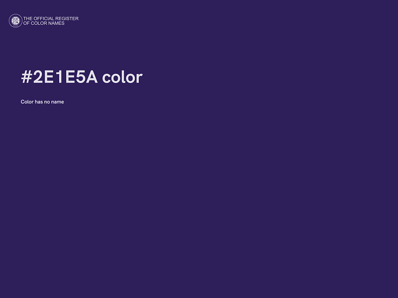 #2E1E5A color image