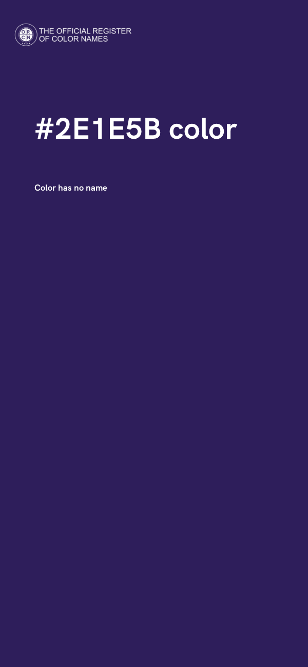 #2E1E5B color image
