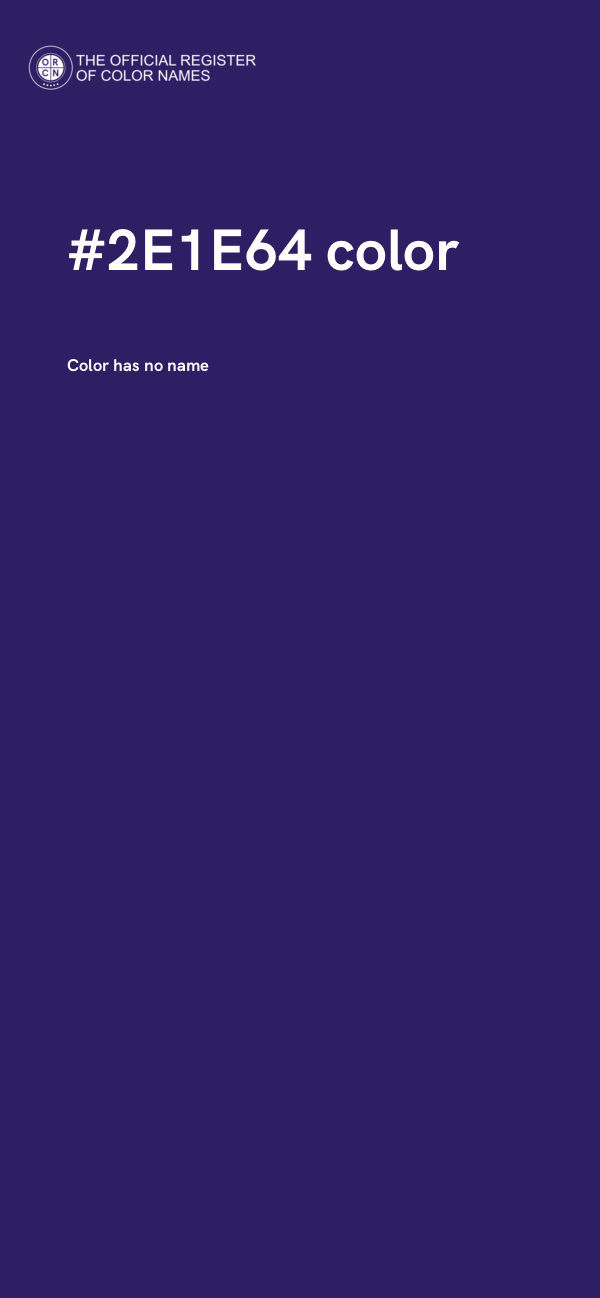 #2E1E64 color image