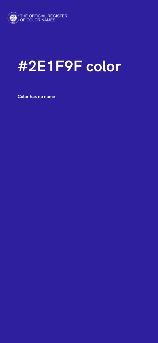 #2E1F9F color image