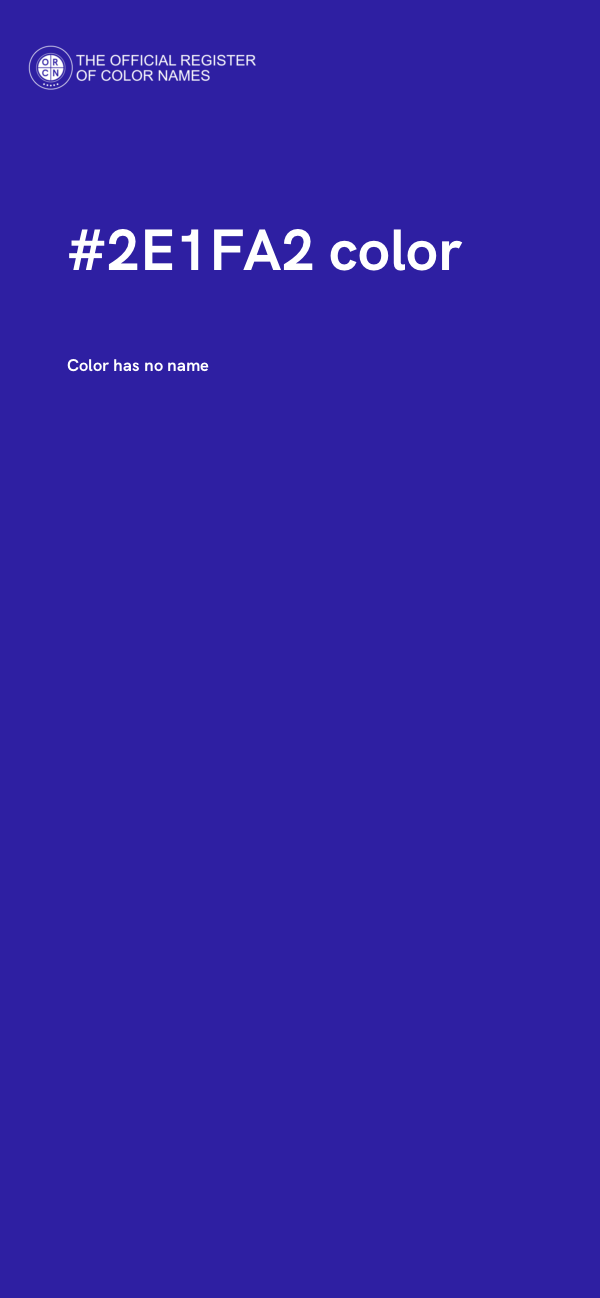 #2E1FA2 color image