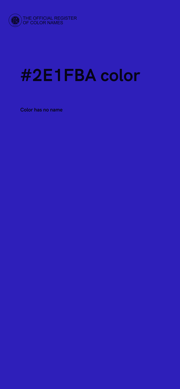 #2E1FBA color image